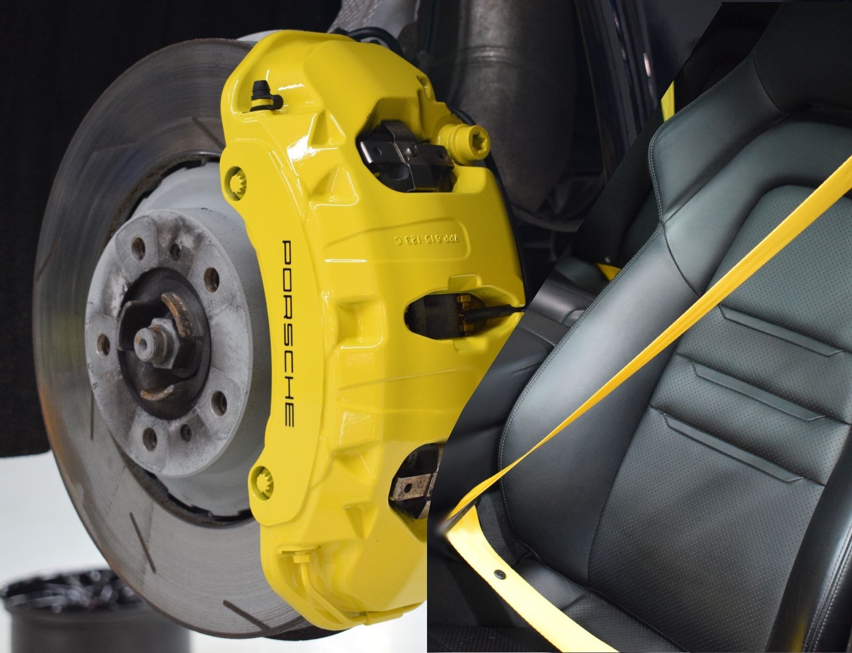 gordels en remklauwen geel